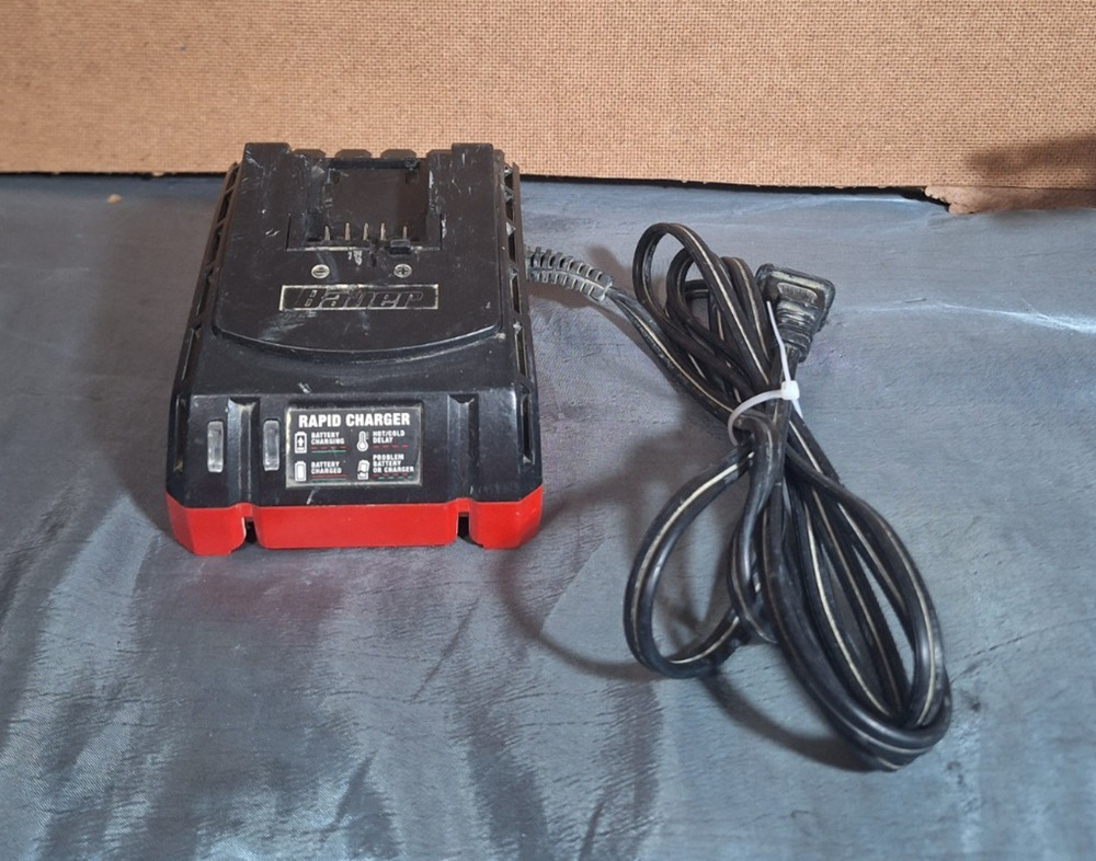 BAUER (1704C-B) 20V 1.7A RAPID BATTERY CHARGER RED AND BLACK